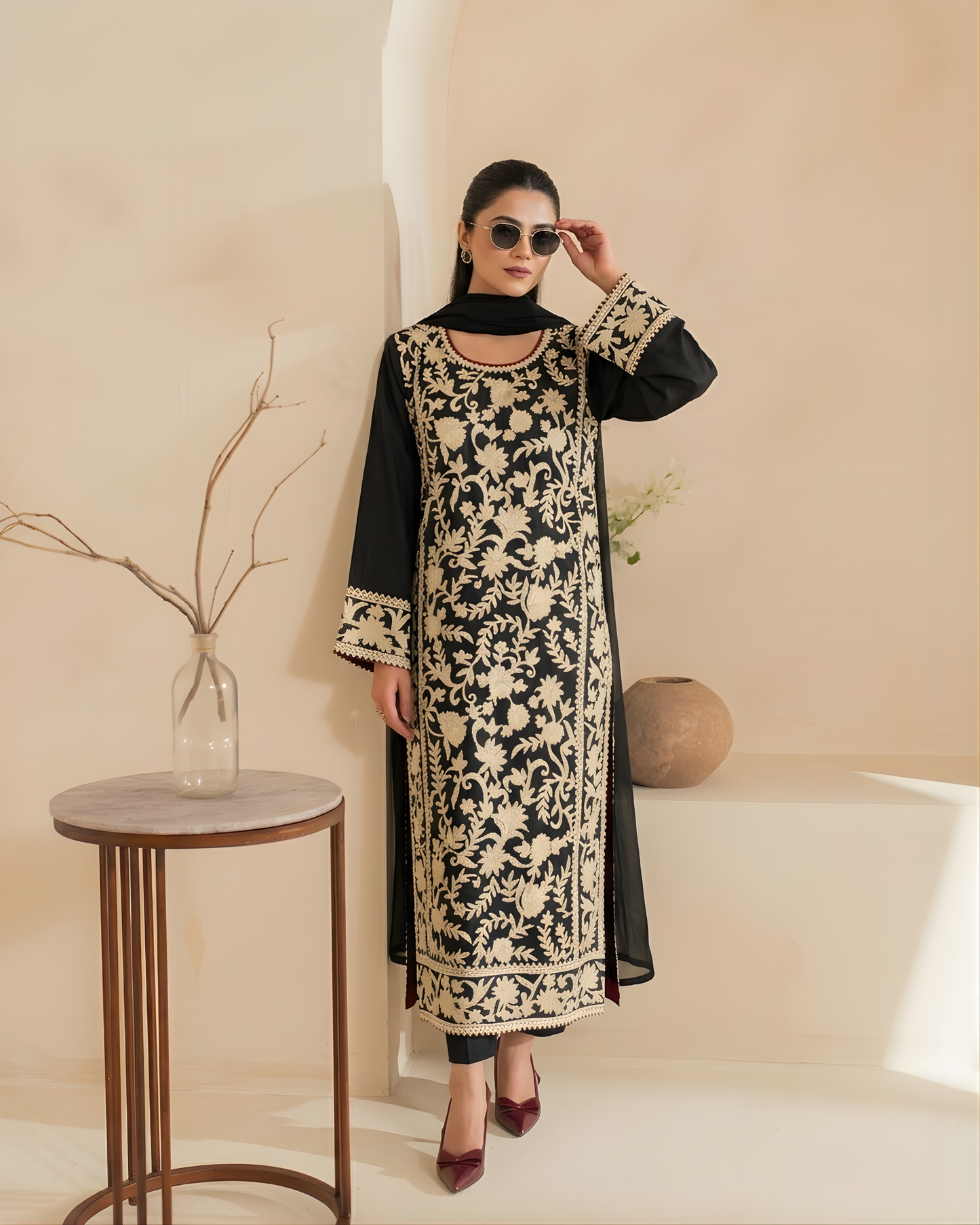 Armeen 3 PCS Fully Embroidered