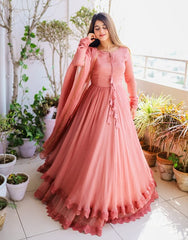 Maxi Frock (Stitched 3 Pcs)