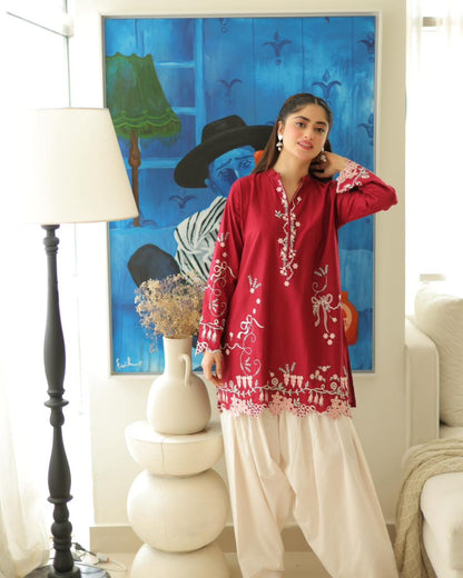 Crimson Bloom 2Pcs
