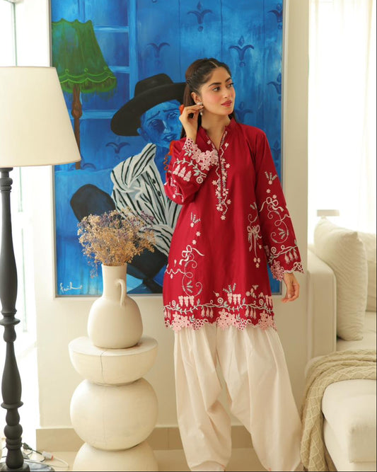 Crimson Bloom 2Pcs