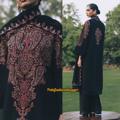 Zarminah Embroidered 3Pcs (Winter Special)