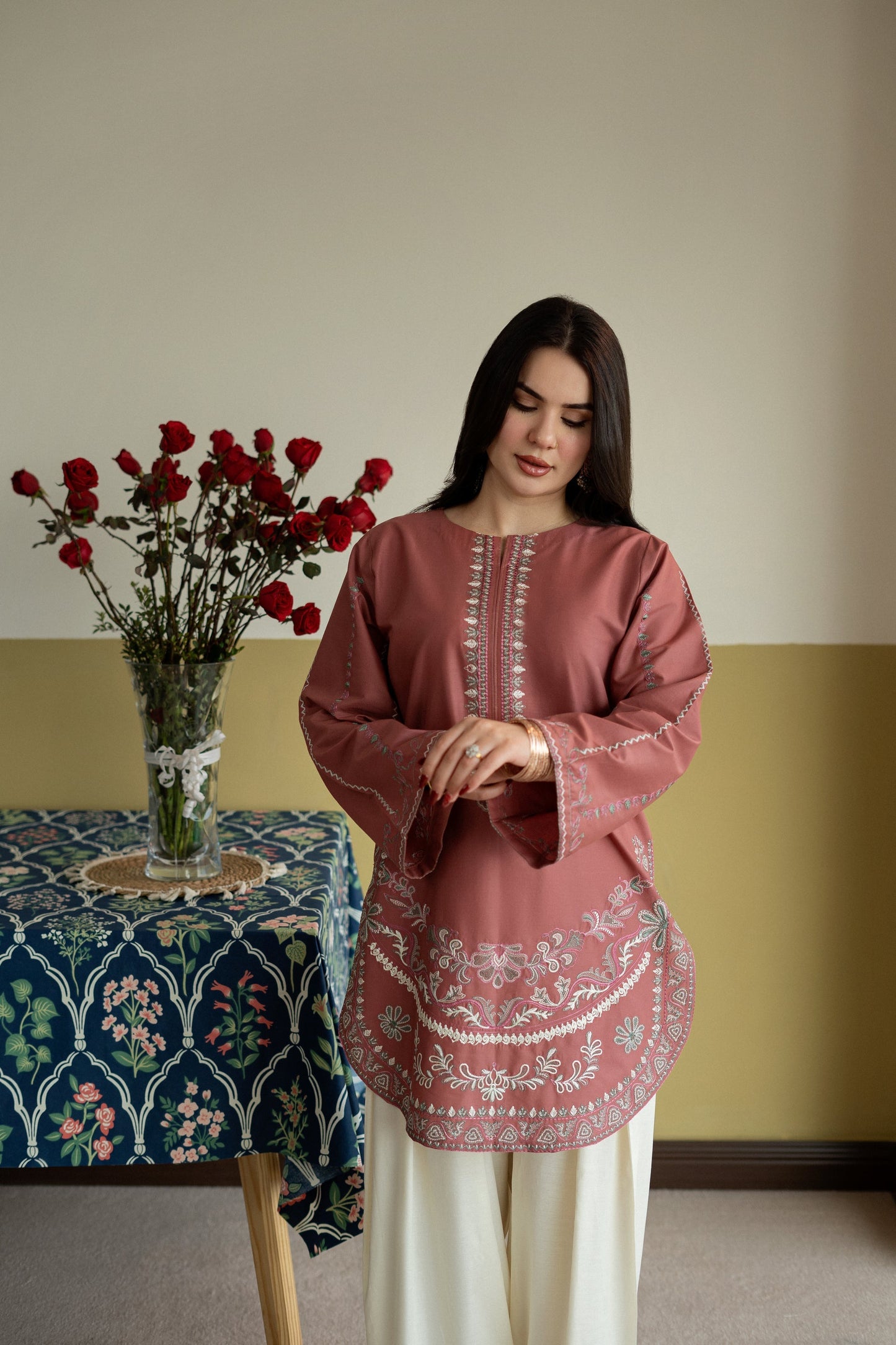 Rameen Emb 2Pcs Cotton