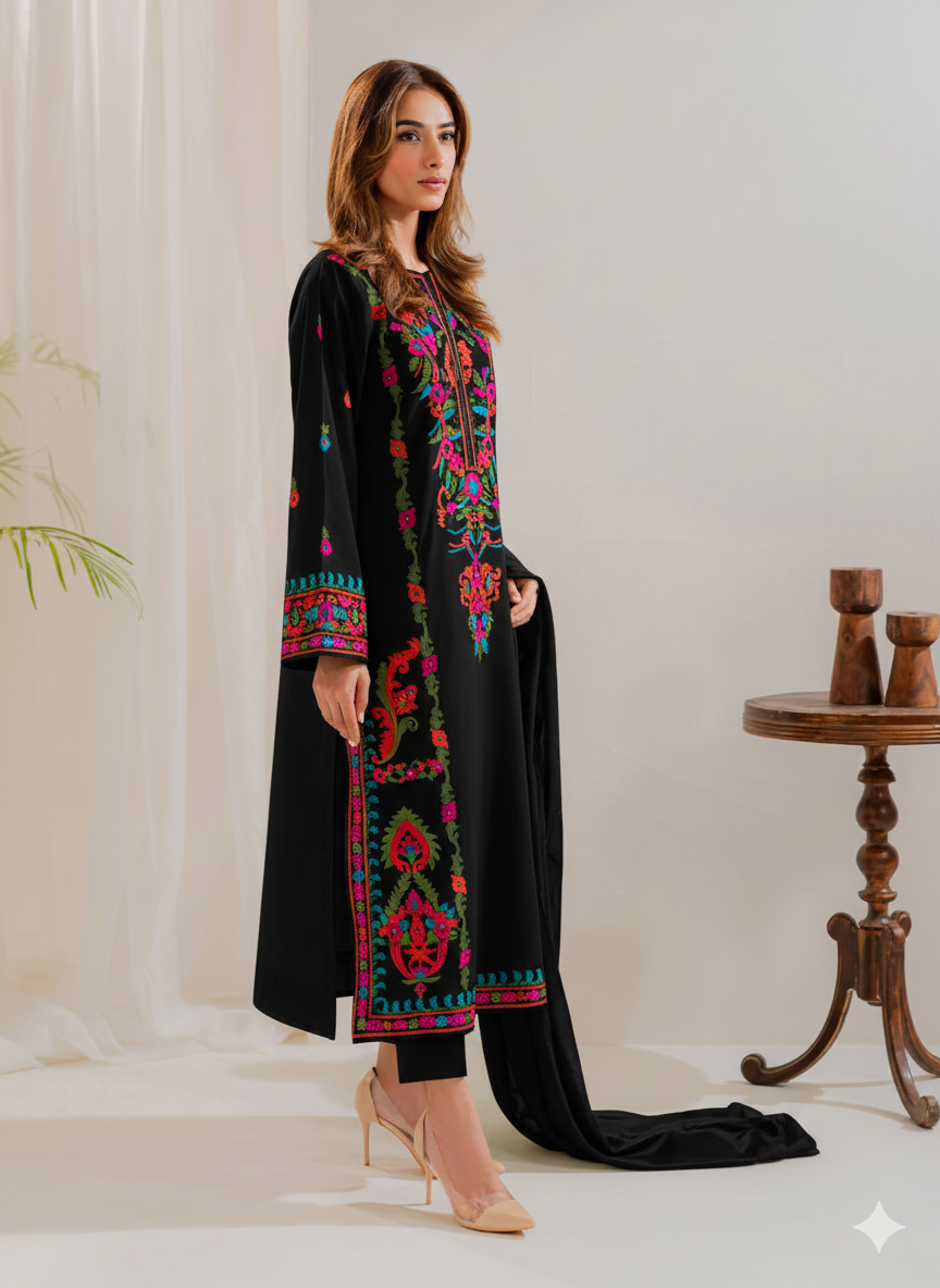 Multi Color Black 3PCS EMD