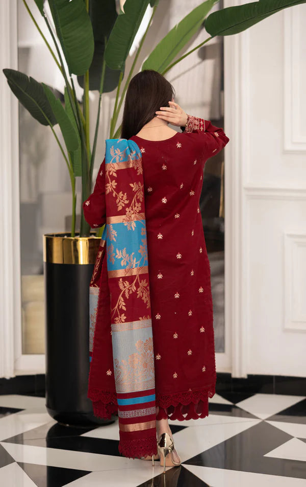 HAYA EMBROIDERY 3PC