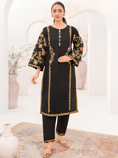 Kesia Black Emb 2Pc