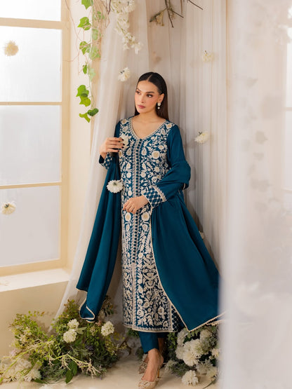 zinc 3Pcs Fully Embroidered