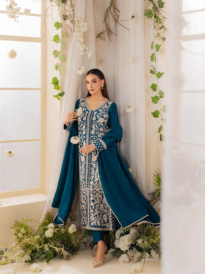zinc 3Pcs Fully Embroidered