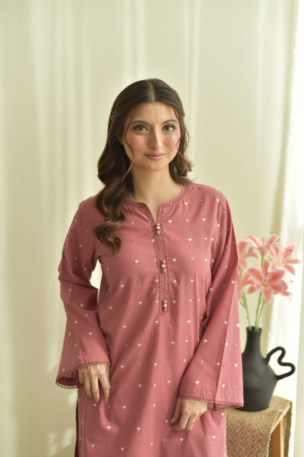 NARMEEN 3PC EMBROIDERY ( FARSHI SHALWAR )