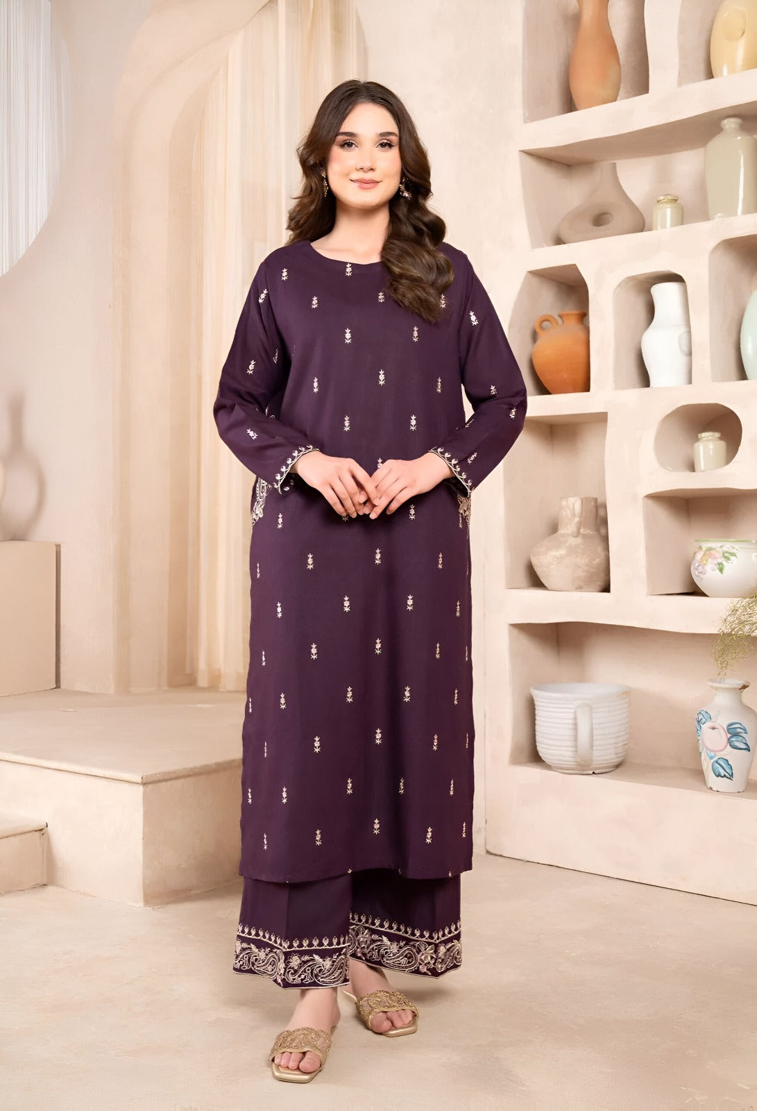 Ace Embroidered 2Pcs