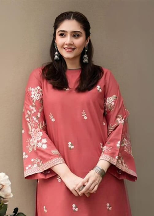 Fabeha Embroidery 2Pcs