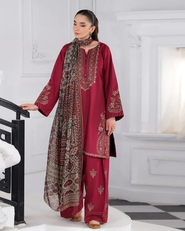 ABIRA 3PCS EMBROIDERY