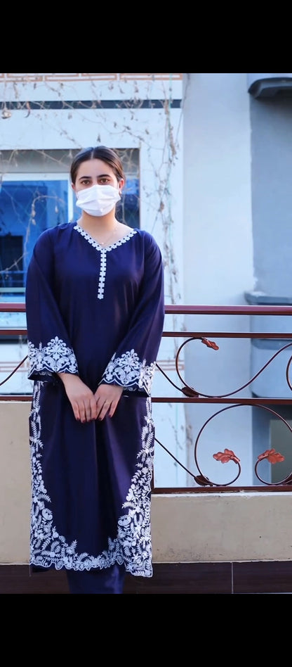 Blue Elegant 2Pcs