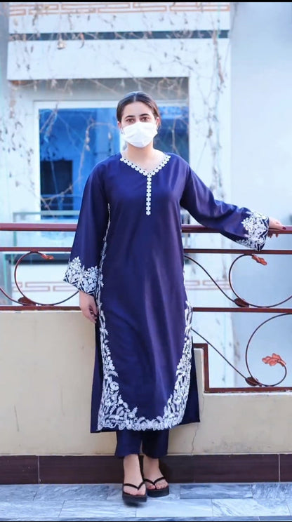 Blue Elegant 2Pcs