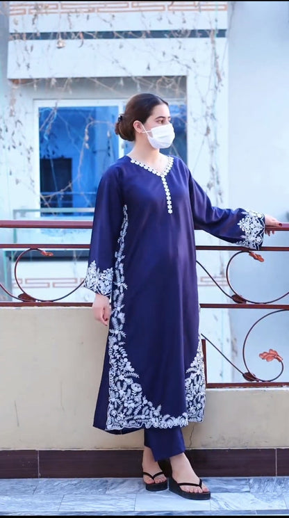 Blue Elegant 2Pcs