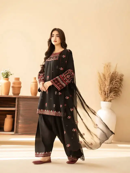 KAINAT 3PC EMBROIDERED