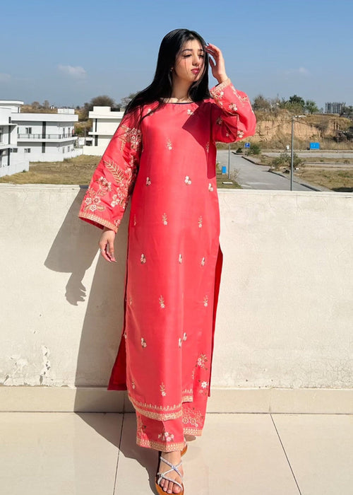 Fabeha Embroidery 2Pcs