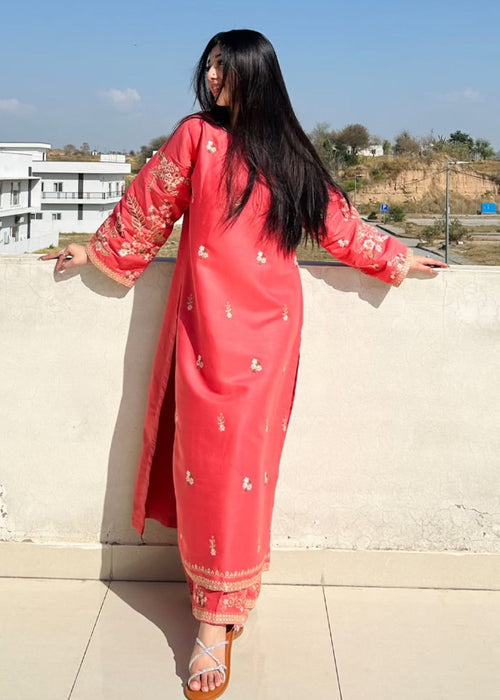 Fabeha Embroidery 2Pcs