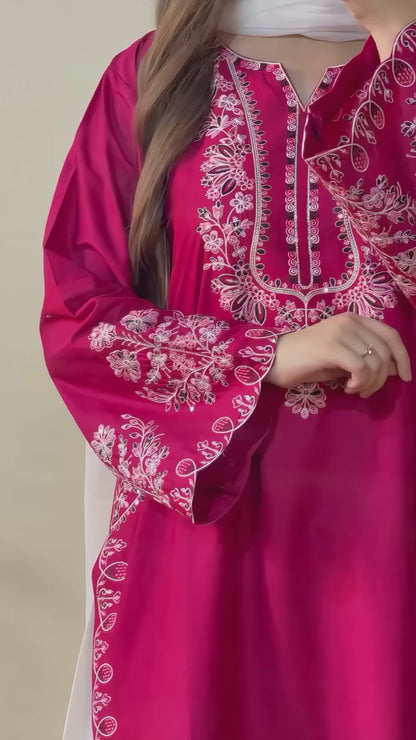 AFREEN 3PC EMBROIDERY ( FARSHI SHALWAR )