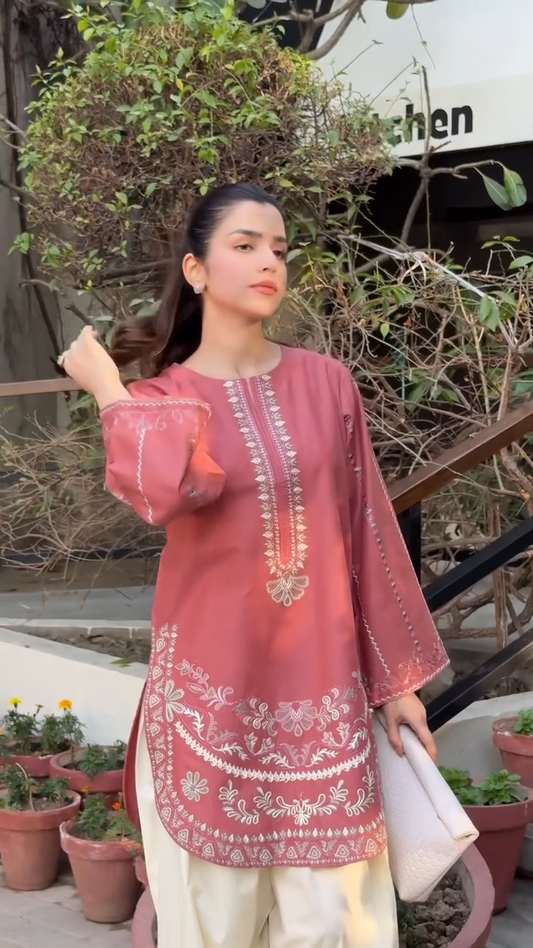 Rameen Emb 2Pcs Cotton by Rooppret