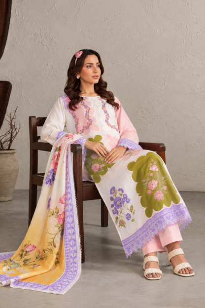 Nyla Emb 3Pcs